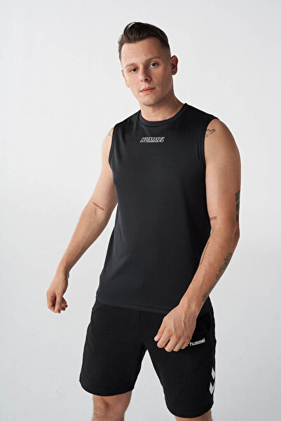 hummel Hmlt-Te Flex Tanktop Μαύρο Ανδρικό Φανελάκι 911876-2001