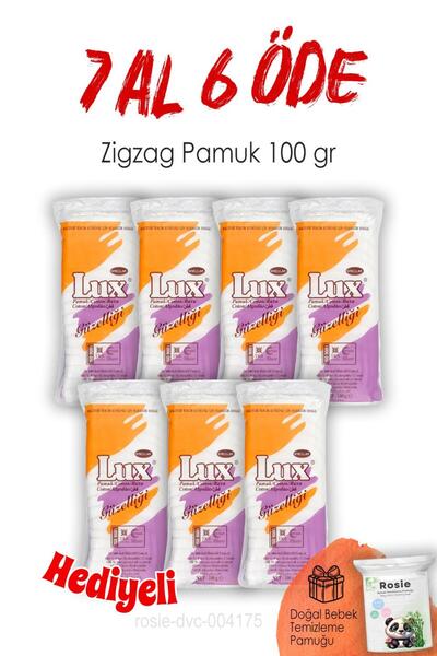 LUX 100 gr. Lux Zigzag Pamuk 7 AL 6 ÖDE ve ROSIE