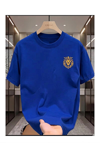 SİBELİZE Gold Lion Printed Compact T-Shirt