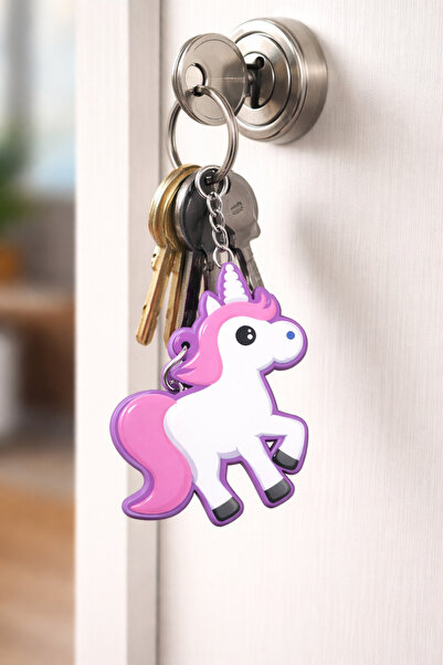 HER ŞEY NOTA www.herseynota.com Emoji Unicorn Μπρελόκ σιλικόνης Πολύχρωμο αξε...