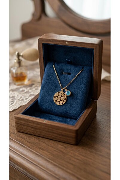 İNN JEWELLERY Steel Necklace That Does Not Tarnish, Tree of Life (2 Years Imp...