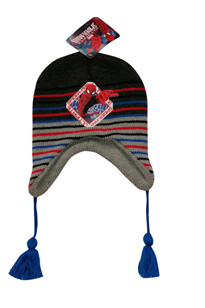 SPIDERMAN Hat with Ears and Tassels,