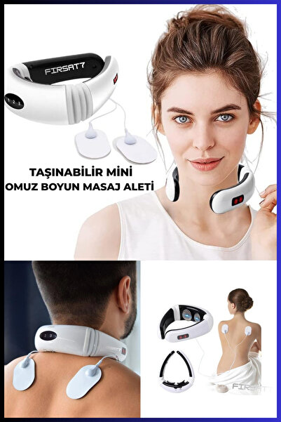 Fırsat7 Taşınabilir Boyun/Ense/Omuz 3D Masaj Cihazı Akupunktur Tens Servikal ...