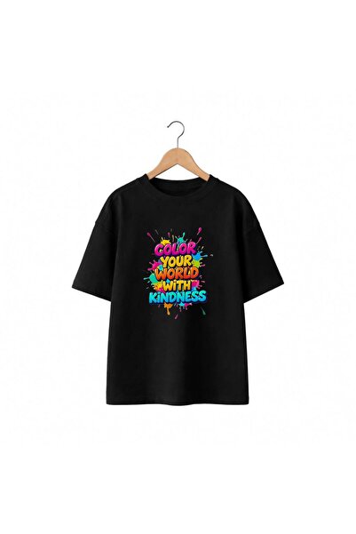 playwear Χρωματίστε τον κόσμο σας με ένα μπλουζάκι με στάμπα, 100% βαμβακερό,...