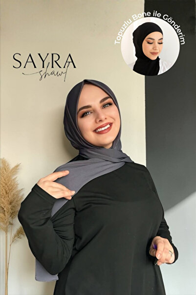 SAYRA Ready-Made Shawl with Snap Fasteners and Neck Collar Bonnet Set of 2 – ...