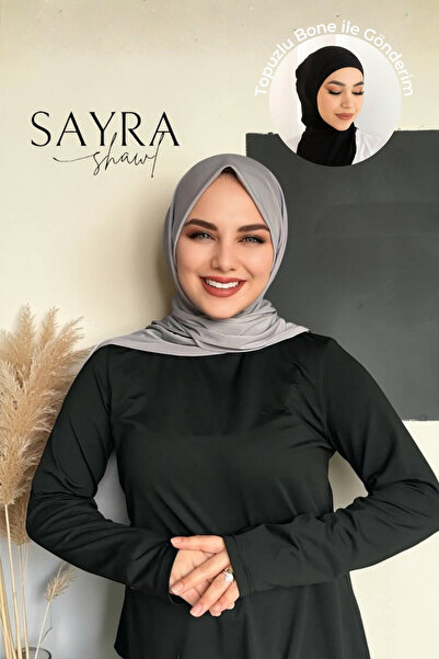 SAYRA Ready-Made Shawl with Snap Fasteners and Neck Collar Bonnet Set of 2 – ...