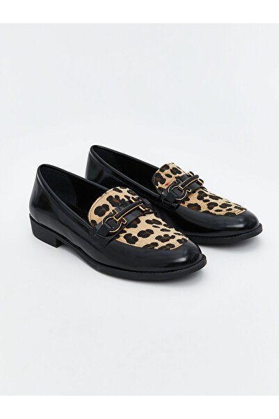 LC Waikiki Leopard Print Women's Loafer Shoes