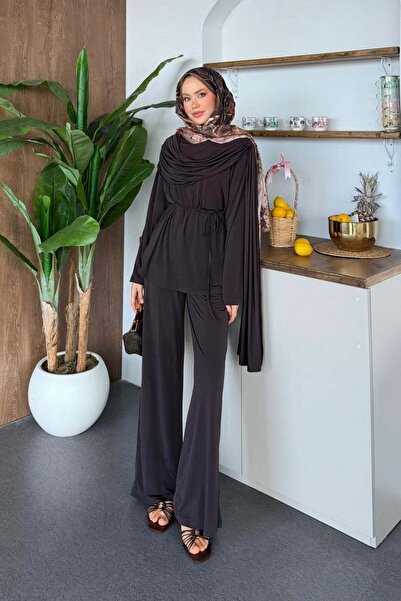 Hazamoda Μίκα Σάντι Τάκιλ Σετ Καφέ