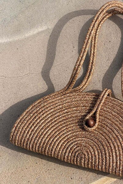 Hazamoda Χάρτινη τσάντα καμηλόχρωμη