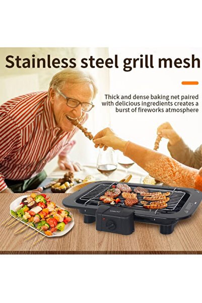 SOKANY 🔥   شواية كهربائية بقوة 2200 واط طراز SK - 3574 - لون أسود 🔥