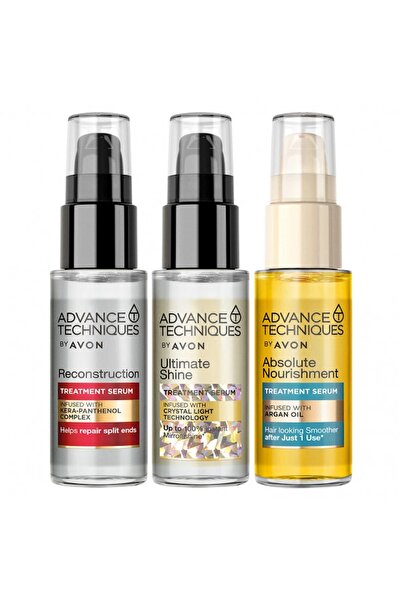 AVON Σετ 3 Έλαια Μαλλιών x 30 ml Ορέθρες Μαλλιών Προηγμένων Τεχνικών
