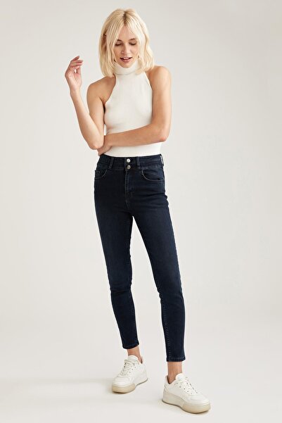 DeFacto Kadın Mavi Süper Skinny Jean Pantolon R8745AZ20AU