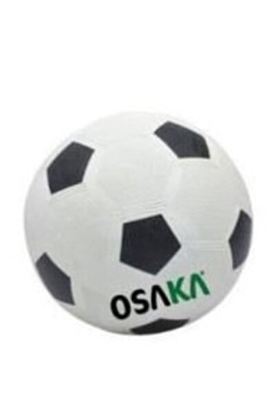 Osaka 4 Numara Kauçuk Futbol Topu - Siyah Beyaz