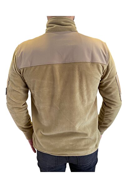Silyon Askeri Giyim Tactical Softshell Fleece Coat Beige Color