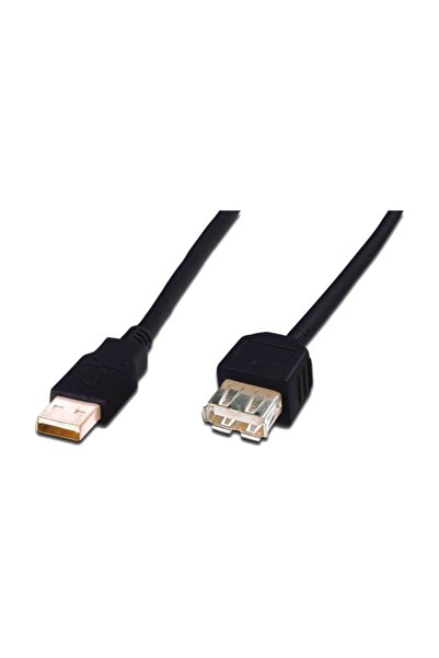 Assmann Usb 2.0 Uzatma Kablosu, Usb A Erkek - Usb A Dişi, 3 Metri, Awg 28, Us...