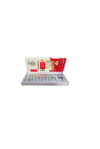 RBC Guaj Boya 12'li Tüp Guaj Boya 12x6ml