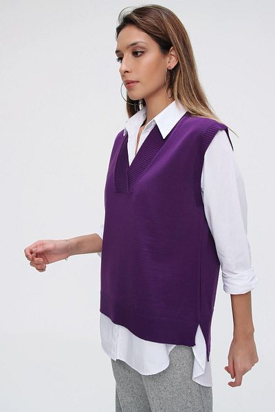 CHUBA Purple Knitwear Women's Sweater - 21w124