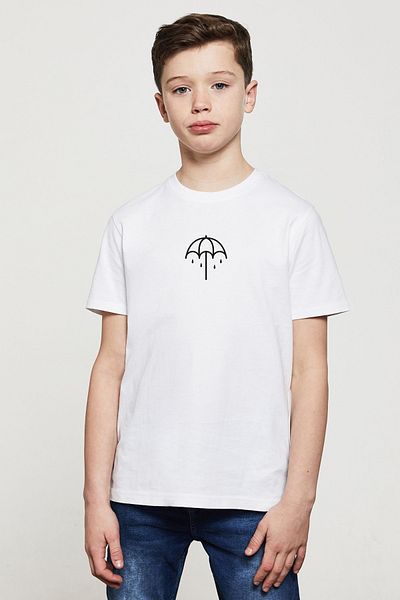QIVI Tricou cu imprimeu cu logo alb Me The Horizon Follow You pentru băiat