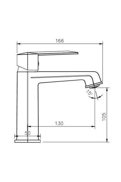 NSK Gold Diamondina Sink Faucet - N3018119