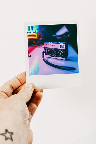 Özer Store Set of 12 Retro Decorative Ornament Pola Cards