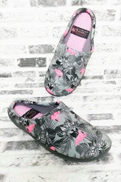 GEZER Kadın Kışlık Yıkanabilir Anatomik Terlik Modeli-gri ( 1 Numara Büyük Tercih Ediniz)