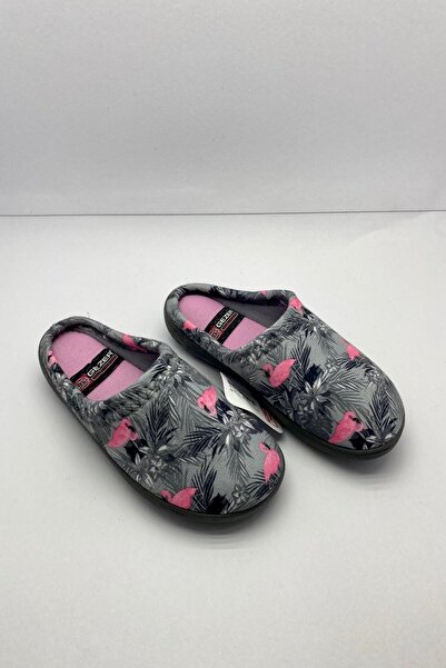 GEZER Kadın Kışlık Yıkanabilir Anatomik Terlik Modeli-gri ( 1 Numara Büyük Tercih Ediniz)