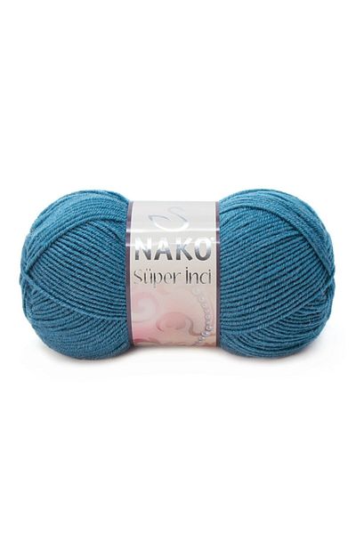 NAKO (5 τεμάχια) Super Pearl 185 Storm Hand Knitting Twine Γιλέκο Ζακέτα Πουλόβερ Κλωστή Bebe Twine