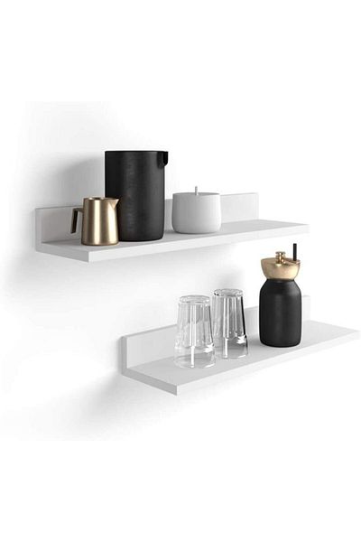 Egecan Mobilya Wall Shelf Flying Wall Shelf Bookcase Organizer Shelf