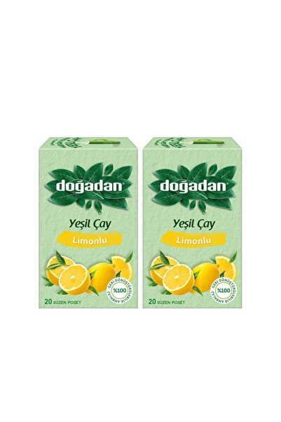 Doğadan شاي أخضر بالليمون 20 قطعة × 2 قطعة