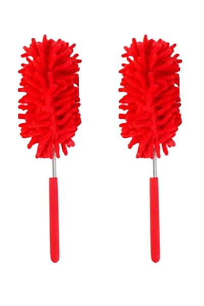 Buffer 2 Telescopic Microfiber Practical Extendable Dusting Brush Apparatus