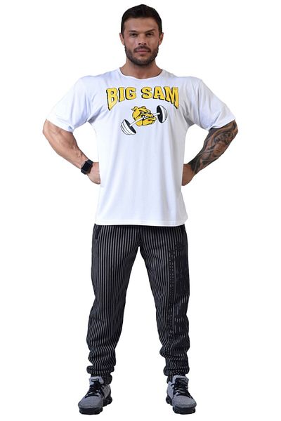 Big Sam White Training T-Shirt 3080
