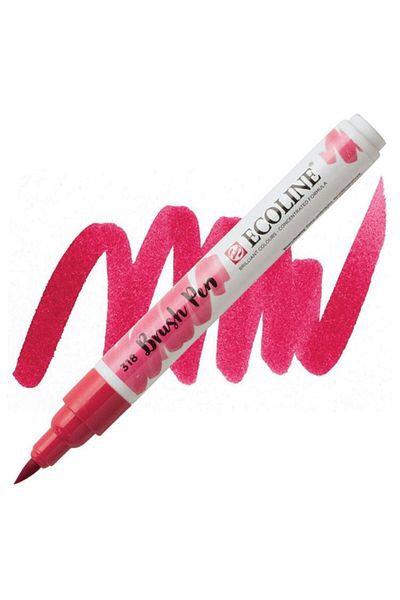 Talens Ecoline Brush Pen Brush Tip Pen 318 Carmine