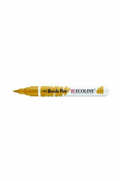 Talens Ecoline Brush Pen Brush Tip Pen 407 Deep Ochre