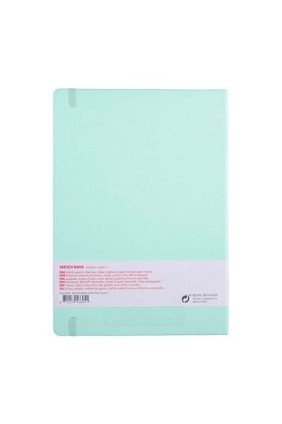 Talens Sketchbook Hard Cover Sketch Drawing Notebook 21x30 Cm140 gr80 YpPastel Mint Green