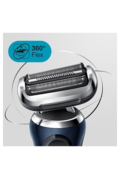 Braun 7 Serisi B1000sx Easyclick, 360° Flex Islak&kuru Kablosuz Tıraş Makinası