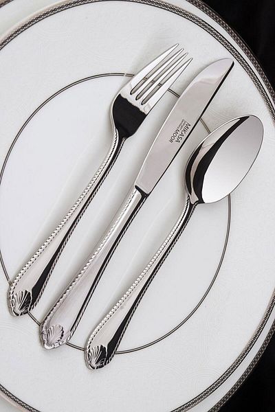 Mikasa Moor Vanessa 96 Piece Steel Fork Spoon Knife Set