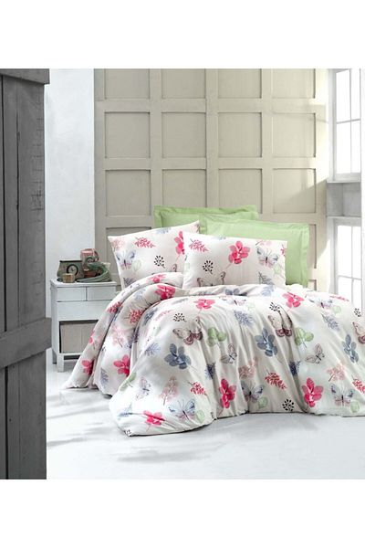Menderes Home Σετ Παπλωματοθήκη Lanotte Satin Μονό - Μαλακό, Ψηφιακή Εκτύπωση