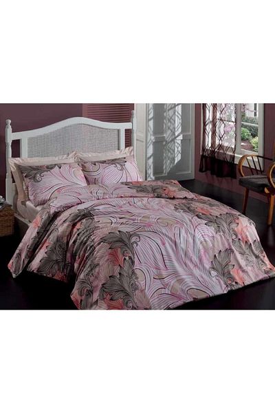 Menderes Home Lanotte Satin - Σετ Παπλωματοθήκη Μονή Luzerna