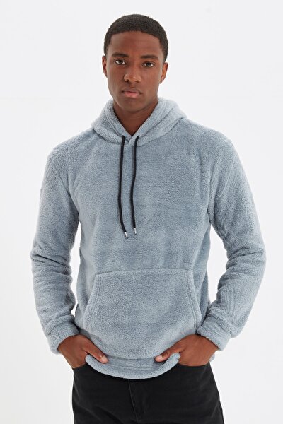 Trendyol Collection Sweatshirt - Gray - Oversize
