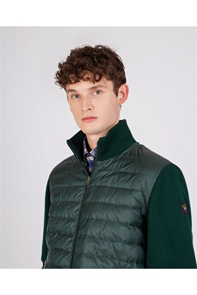 PAUL&SHARK Men's Padded Waistcoat C.wWool Plus Size Jacket