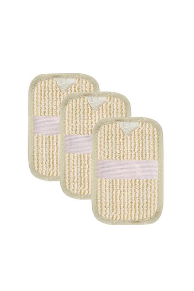 lamina 3-Piece, Bath Baby Brush, Cotton And Rovin Shower Fiber