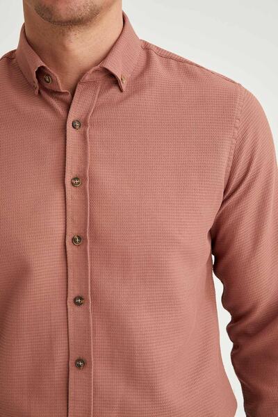 DeFacto Modern Fit Long Sleeve Basic Shirt