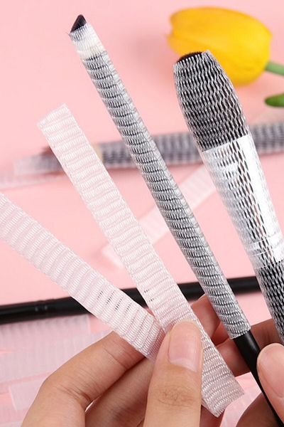 Buffer 4 Pieces Blush Contour Eyeliner Brush Supplies Products Protective Mesh Cover Mesh Case Set 20pcs