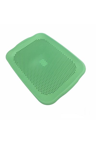 Gondol Cutting Board with Plastic Strainer Vegetable Fruit Washing (green)