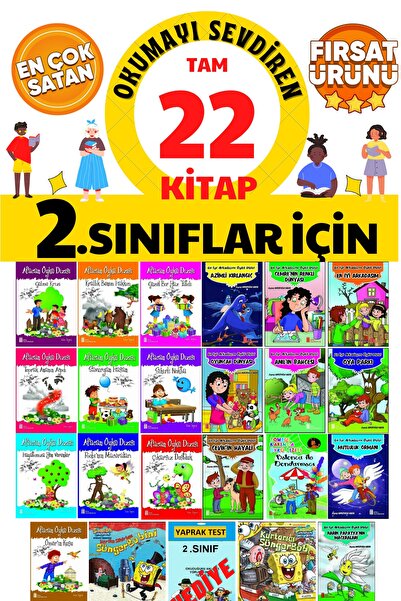 Ata Yayıncılık 2.sınıflar Için Okuma Alışkanlığı Kazandıran   Mükemmel Bir Set