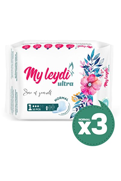 MYLEYDİ Ultra Hijyenik Ped Normal 30 Adet (3 Paket)