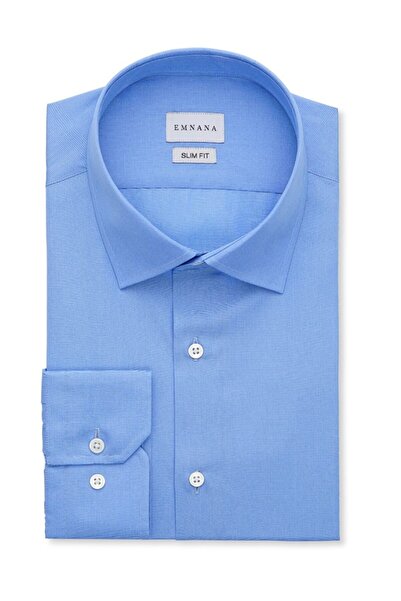 EMNANA Mavi Slim Fit Gömlek