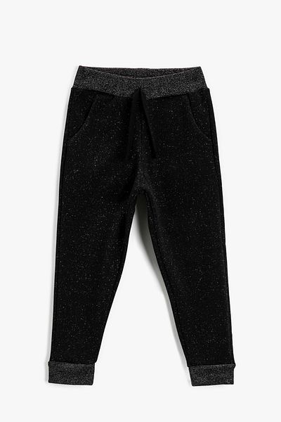 Koton Girl's Black Sweatpants 2KKG47746OK