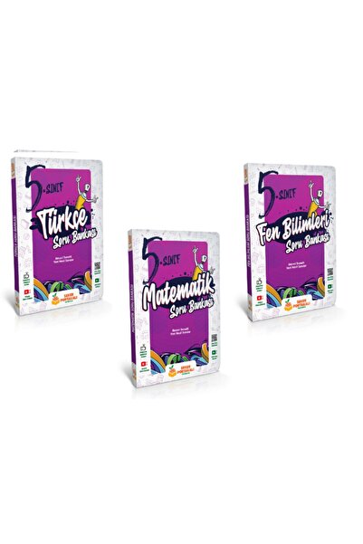 Şeker Portakalı Yayıncılık 5.sınıf Türkçe - Matematik - Fen Bilimleri 3'lü Se...