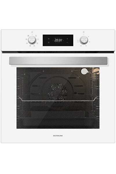 Silverline Beyaz Cam Ankastre Set 5 Yıl Garanti (3373 Mısto 60+cs5343w01+bo6504w01)